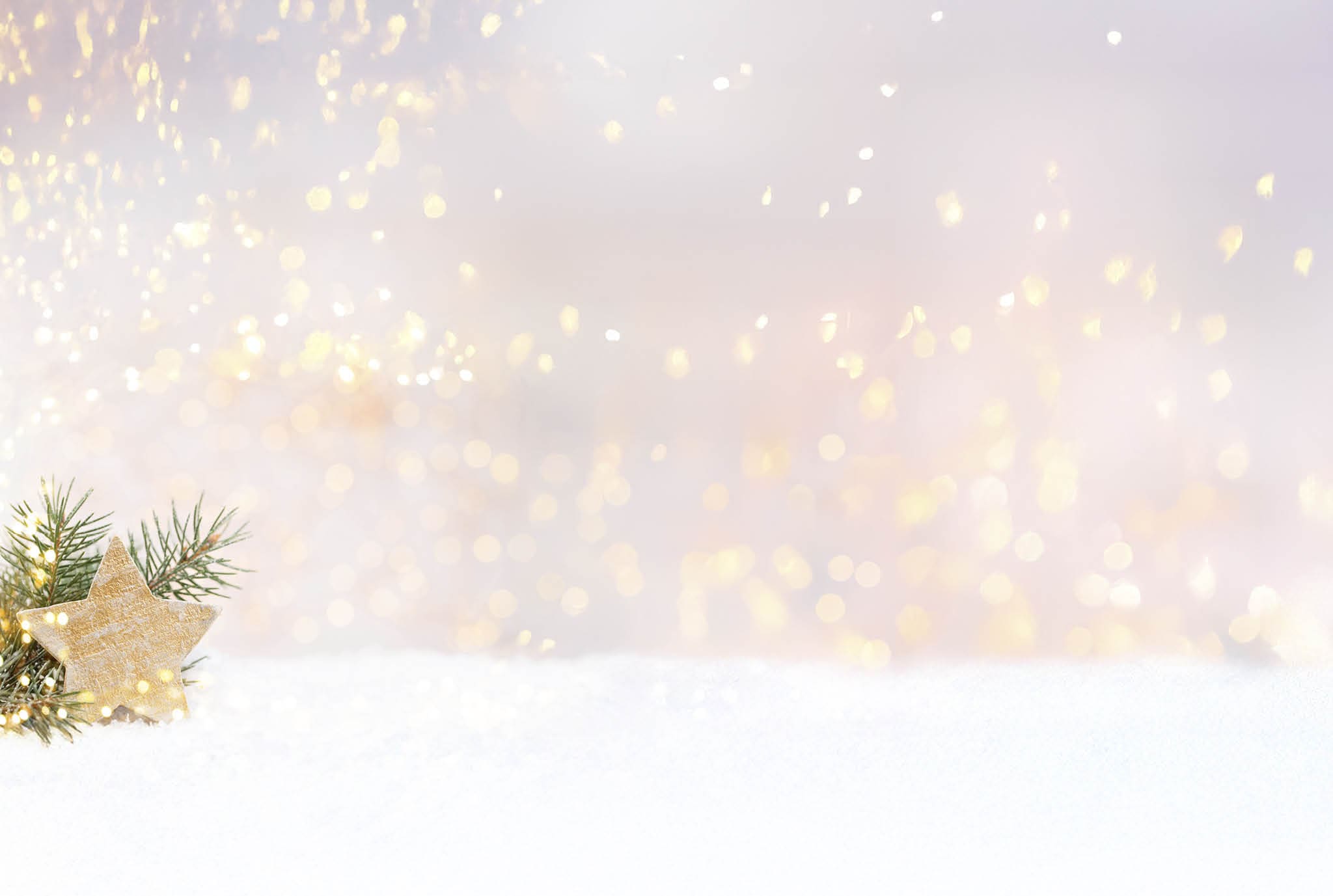 Christmas greeting card with christmas rustic decorations.