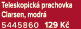 Teleskopick prachovka Clarsen, modr  5445860 129 K 