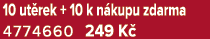 10 ut rek + 10 k n kupu zdarma 4774660 249 K 