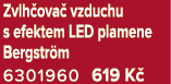 Zvlh ova vzduchu s efektem LED plamene Bergstr m 6301960 619 K 