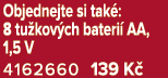 Objednejte si tak : 8 tu kov ch bateri AA, 1,5 V 4162660 139 K 