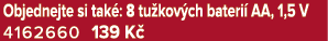Objednejte si tak : 8 tu kov ch bateri AA, 1,5 V 4162660 139 K 