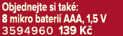 Objednejte si tak : 8 mikro bateri AAA, 1,5 V 3594960 139 K 