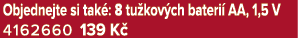 Objednejte si tak : 8 tu kov ch bateri AA, 1,5 V 4162660 139 K 