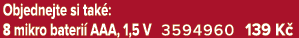 Objednejte si tak : 8 mikro bateri AAA, 1,5 V 3594960 139 K 