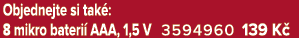 Objednejte si tak : 8 mikro bateri AAA, 1,5 V 3594960 139 K 
