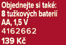 Objednejte si tak : 8 tu kov ch bateri AA, 1,5 V 4162662 139 K 
