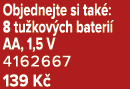 Objednejte si tak : 8 tu kov ch bateri AA, 1,5 V 4162667 139 K 