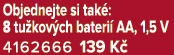 Objednejte si tak : 8 tu kov ch bateri AA, 1,5 V 4162666 139 K 