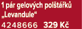 1 p r gelov ch pol t k  „Levandule“ 4248666 329 K 
