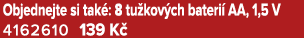 Objednejte si tak : 8 tu kov ch bateri AA, 1,5 V 4162610 139 K 