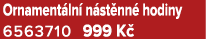 Ornament ln n st nn  hodiny 6563710 999 K 