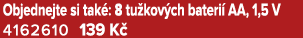 Objednejte si tak : 8 tu kov ch bateri AA, 1,5 V 4162610 139 K 