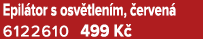 Epil tor s osv tlen m, erven  6122610 499 K 