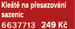 Kle t na p esazov n  sazenic 6637713 249 K 