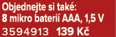 Objednejte si tak : 8 mikro bateri AAA, 1,5 V 3594913 139 K 