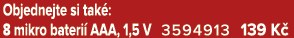 Objednejte si tak : 8 mikro bateri AAA, 1,5 V 3594913 139 K 