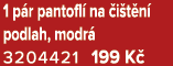 1 p r pantofl na  i t n  podlah, modr  3204421 199 K 