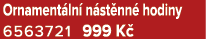 Ornament ln n st nn  hodiny 6563721 999 K 