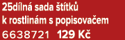 25d ln sada  t tk  k rostlin m s popisova em 6638721 129 K 