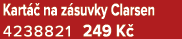 Kart  na z suvky Clarsen 4238821 249 K 