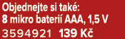 Objednejte si tak : 8 mikro bateri AAA, 1,5 V 3594921 139 K 