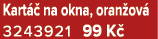 Kart  na okna, oran ov  3243921 99 K 