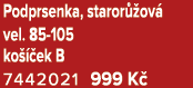 Podprsenka, staror ov  vel. 85 105 ko   ek B 7442021 999 K 