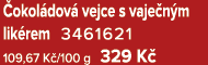  okol dov vejce s vaje n m lik rem 3461621 109,67 K /100 g 329 K 