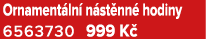Ornament ln n st nn  hodiny 6563730 999 K 