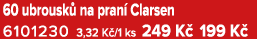60 ubrousk na pran  Clarsen 6101230 3,32 K /1 ks 249 K  199 K 