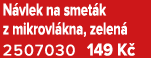 N vlek na smet k z mikrovl kna, zelen 2507030 149 K 
