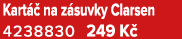 Kart  na z suvky Clarsen 4238830 249 K 