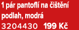 1 p r pantofl na  i t n  podlah, modr  3204430 199 K 