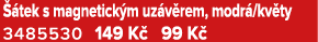  tek s magnetick m uz v rem, modr /kv ty 3485530 149 K  99 K 