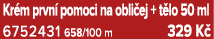 Kr m prvn pomoci na obli ej + t lo 50 ml 6752431 658/100 m 329 K 