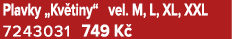 Plavky „Kv tiny“ vel. M, L, XL, XXL 7243031 749 K 