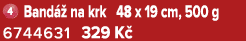 ￼ Band  na krk 48 x 19 cm, 500 g 6744631 329 K 