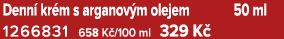 Denn kr m s arganov m olejem 50 ml 1266831 658 K /100 ml 329 K 