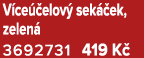 V ce elov  sek  ek, zelen  3692731 419 K 