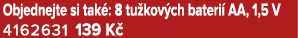 Objednejte si tak : 8 tu kov ch bateri AA, 1,5 V 4162631 139 K 