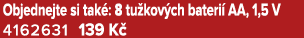 Objednejte si tak : 8 tu kov ch bateri AA, 1,5 V 4162631 139 K 