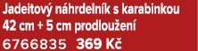 Jadeitov n hrdeln k s karabinkou 42 cm + 5 cm prodlou en  6766835 369 K 