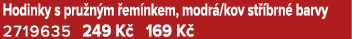 Hodinky s pru n m em nkem, modr /kov st  brn  barvy 2719635 249 K  169 K 