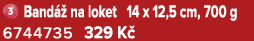 ￼ Band  na loket 14 x 12,5 cm, 700 g 6744735 329 K 