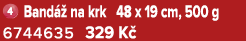 ￼ Band  na krk 48 x 19 cm, 500 g 6744635 329 K 