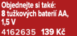 Objednejte si tak : 8 tu kov ch bateri AA, 1,5 V 4162635 139 K 