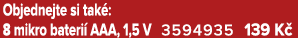 Objednejte si tak : 8 mikro bateri AAA, 1,5 V 3594935 139 K 