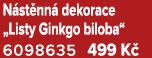 N st nn dekorace „Listy Ginkgo biloba“ 6098635 499 K 