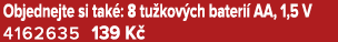 Objednejte si tak : 8 tu kov ch bateri AA, 1,5 V 4162635 139 K 